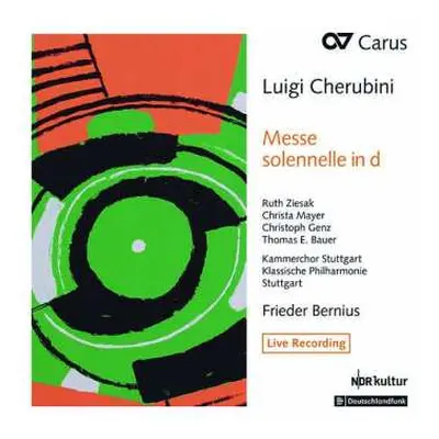 CD Luigi Cherubini: Messe Solennelle In D Minor