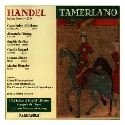 3CD Georg Friedrich Händel: Tamerlano: Italian Opera - 1724