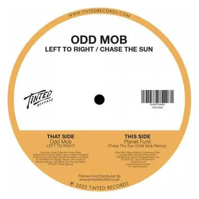 LP Odd Mob: Left To Right / Chase The Sun