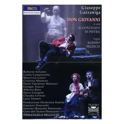 DVD Giuseppe Gazzaniga: Don Giovanni O Sia Il Convitato Di Pietra