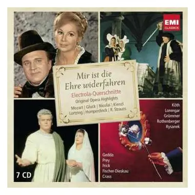 7CD Otto Nicolai: Mir Ist Die Ehre Widerfahren - Electrola-querschnitte