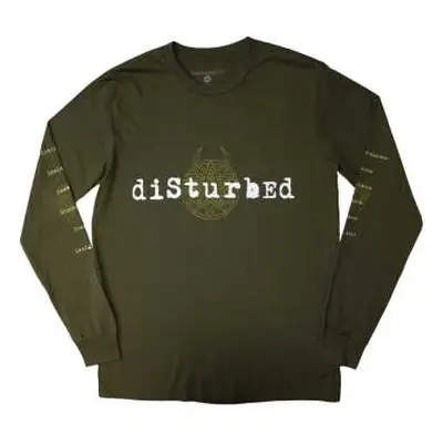 Disturbed Unisex Long Sleeve T-shirt: European Tour '23 Take Back (back Print & Ex-tour) (x-larg