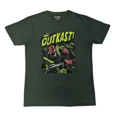 Outkast Unisex T-shirt: Atliens (medium) M