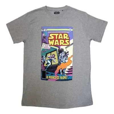 Star Wars Unisex T-shirt: A Princess Alone Comic Cover (small) S