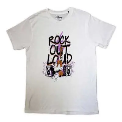 Mickey Mouse Unisex T-shirt: Rock Out Loud (small) S