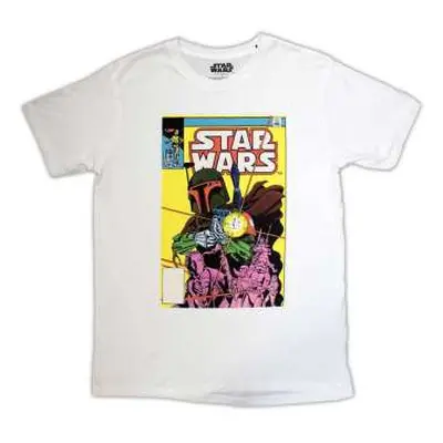 Star Wars Unisex T-shirt: Boba Fett Comic Cover (small) S