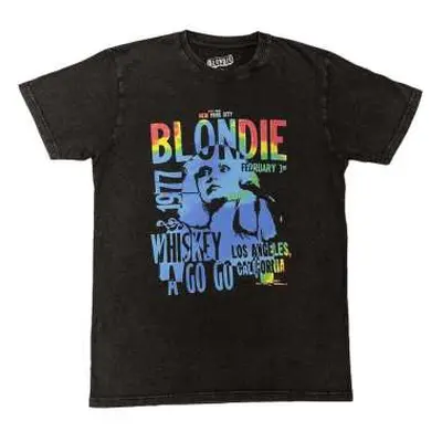 Blondie Unisex T-shirt: Whiskey A Go Go (large) L