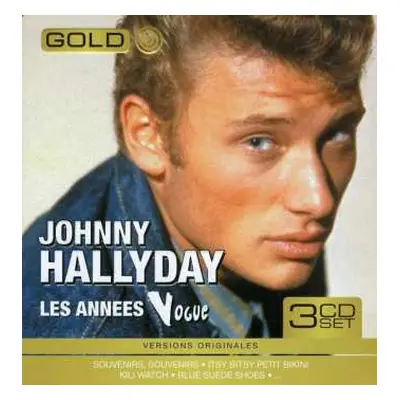 3CD/Box Set Johnny Hallyday: Les Années Vogue