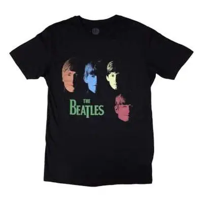 The Beatles Unisex T-shirt: Colour Faces (small) S