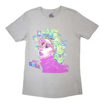 Lady Gaga Unisex T-shirt: Colour Sketch (large) L