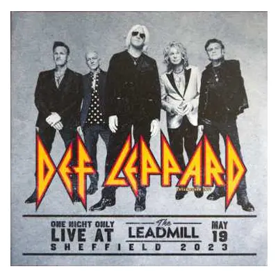 2LP Def Leppard: One Night Only: Live At The Leadmill 2023 CLR