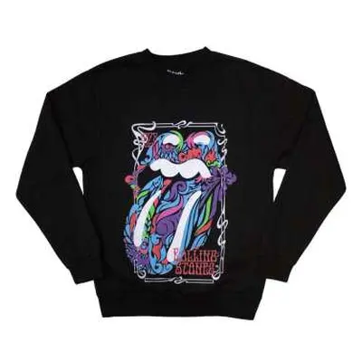 The Rolling Stones Unisex Sweatshirt: Colour Swirls (x-large) XL