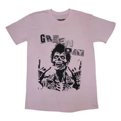 Green Day Unisex T-shirt: Savior Zombie (x-large) XL