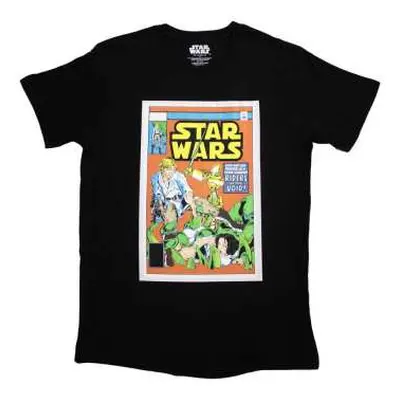 Star Wars Unisex T-shirt: Luke & Leia Comic Cover (medium) M