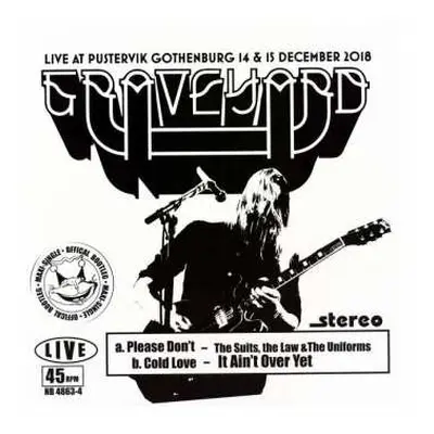 LP Graveyard: Live At Pustervik Gothenburg 14 & 15 December 2018 LTD | CLR