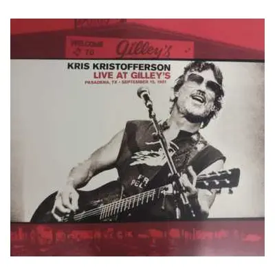 CD Kris Kristofferson: Live At Gilley's