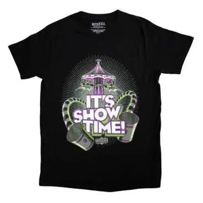 Beetlejuice Unisex T-shirt: It's Showtime Carousel (medium) M