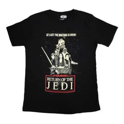 Star Wars Unisex T-shirt: Return Of The Jedi Waiting Is Over (medium) M