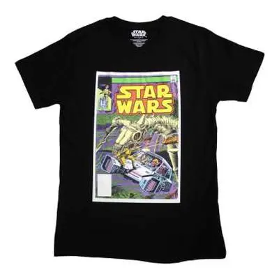 Star Wars Unisex T-shirt: Flight Comic Cover (medium) M