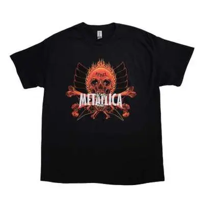 Metallica Unisex T-shirt: Rebel (medium) M