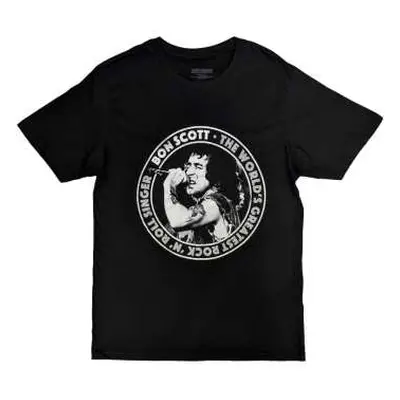 Bon Scott Unisex T-shirt: Twgrrs Circle (small) S