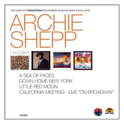 4CD/Box Set Archie Shepp: The Complete Remastered Recordings On Black Saint & Soul Note