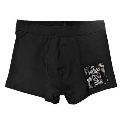 Motley Crue Unisex Boxers: Roadcase (medium) M