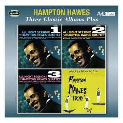 2CD Hampton Hawes: Three Classic Albums Plus: Al Night Session Vol. 1 & 2 & 3 / Hampton Hawes Tr