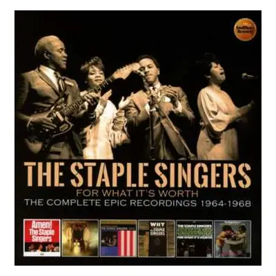 3CD/Box Set The Staple Singers: For What It's Worth (The Complete Epic Recordings 1964-1968)