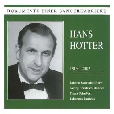 CD Various: Hans Hotter Singt Kantaten,arien & Lieder