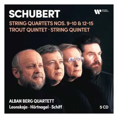 5CD Franz Schubert: Streichquartette Nr.9,10,12-15