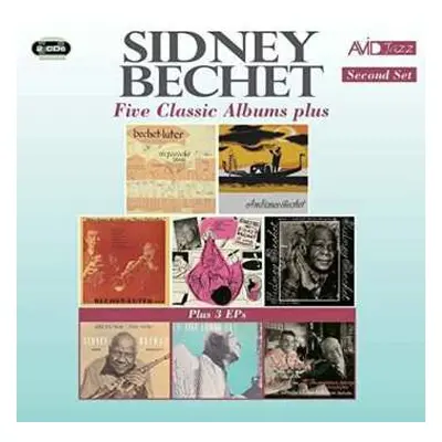 2CD Sidney Bechet: Five Classic Albums Plus 3 Eps (second Set)