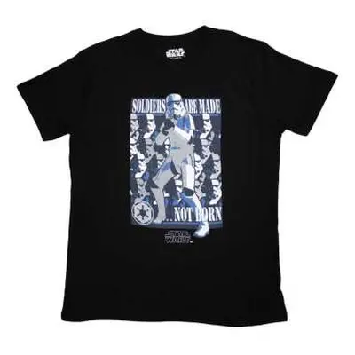 Star Wars Unisex T-shirt: Soldiers Are Made (small) S