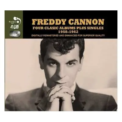 4CD Freddy Cannon: Four Classic Albums Plus Singles 1958-1962 DLX