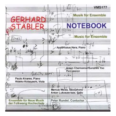 CD Gerhard Stäbler: Notebook Für Viola & Orchester