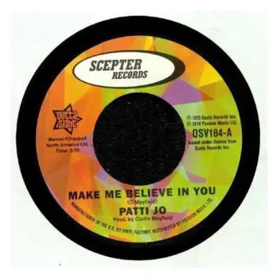 SP Patti Jo: Make Me Believe In You / Stay Away From Me