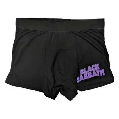 Black Sabbath Unisex Boxers: Wavy Logo (medium) M