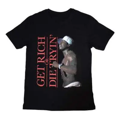 50 Cent Unisex T-shirt: Get Rich (medium) M