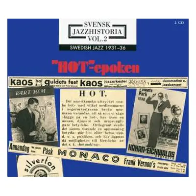 2CD Various: Svensk Jazzhistoria Vol. 2 - "HOT"-epoken 1930-1936