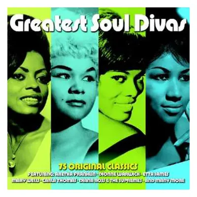 3CD Various: Greatest Soul Divas - 75 Original Classics