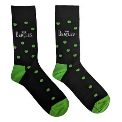 The Beatles Unisex Ankle Socks: Drop T & Apples (uk Size 6 - 11) UK Size 6 - 11