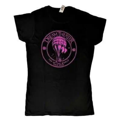 Dream Theater Ladies T-shirt: Hot Air Balloon Totw Tour 2022 (ex-tour) (medium) M