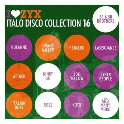 3CD Various: I Love ZYX Italo Disco Collection 16