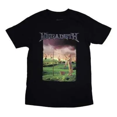 Megadeth Unisex T-shirt: Youthanasia Tracklist (back Print) (small) S