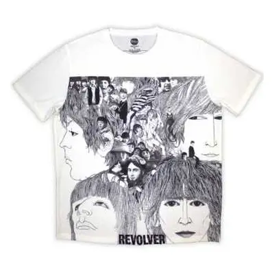 The Beatles Unisex Sublimation T-shirt: Revolver (x-large) XL