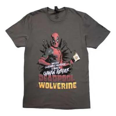 Marvel Comics Unisex T-shirt: Deadpool & Wolverine Change Universe (medium) M