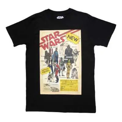 Star Wars Unisex T-shirt: Action Figures (large) L