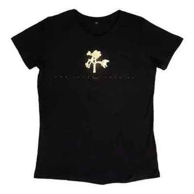 U2 Ladies Babydoll T-shirt: Gold Tree Flock (ex-tour) (large) L