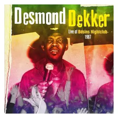 LP Desmond Dekker: Live At Basins Nightclub 1987