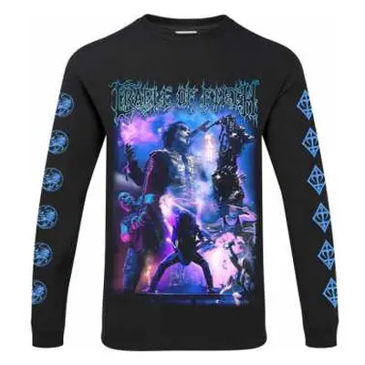 Cradle Of Filth Unisex Long Sleeve T-shirt: Existence Band (back & Sleeve Print) (small) S